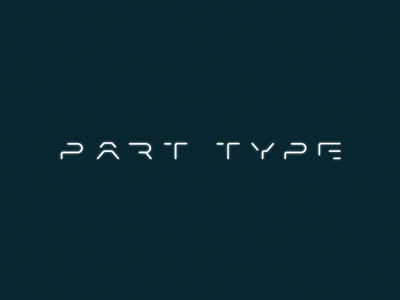 part type custom type logo