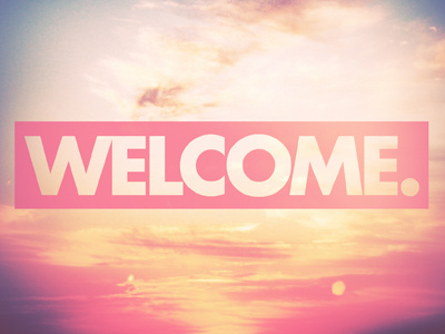 Welcome. gradient graphic lomo photoshop