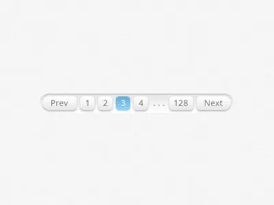 Pagination application design ixd neumorphism pagination ui ux web