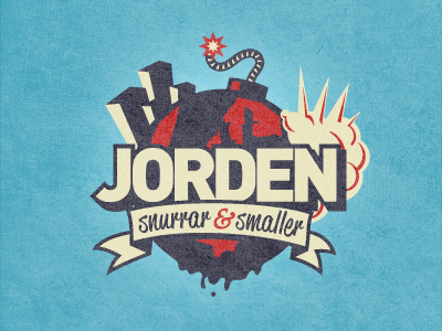 Swedish talk show illustration logo design