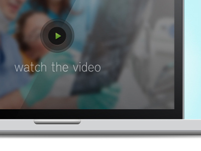 Video Call to action depth laptop video