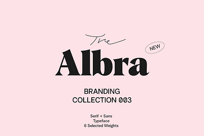 Albra Branding Collection 003 albra branding collection 003 art black bold branding contemporary editorial fashion headline logo magazine modern packaging poster print sharp warm