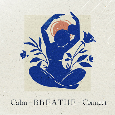 Breathe balance yoga branding graphic design