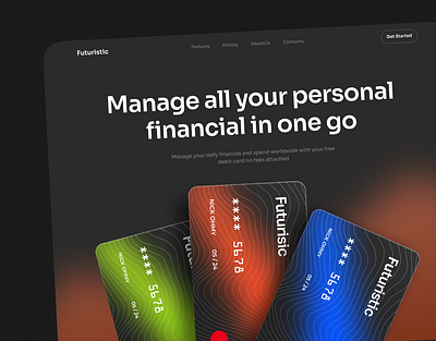 Innovative Finance Landing Design branding figma graphic design illustration logo ui uidesign