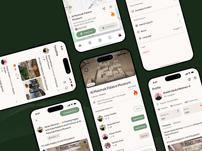 Social Check- In App UIUX bestuiux bestuiux2025 checkinapp design social figma mapappuiux nearbyhotspots path socialcehckinapp socialmedia swarm uiux app