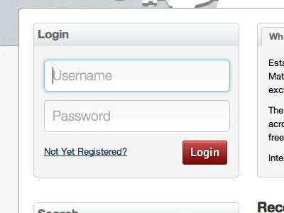 Login design login ui website