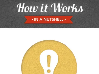 One Page Website icon texture typography ui user interface ux website