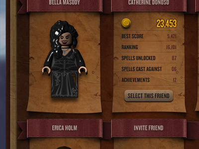 LEGO Harry Potter app facebook game texture web