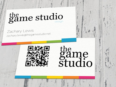 GDC 2012 Business Card company print promotion self