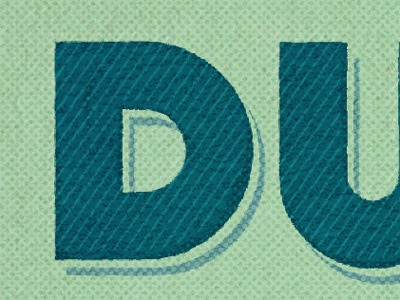 Ducks Detail 1 texture typography