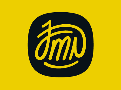 My Signature jmn letters signature stamp typography