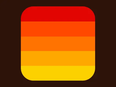 Why so serious? clear icon ios iphone orange red yellow