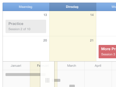 Dinsdag blue drag ui webapp