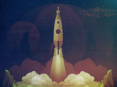 _111 liftoff rocket ship space spaceship