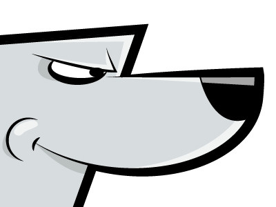 Dog character dog drawing vector