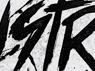 Logo Sneak Peek ayse black brush designz grunge handmade logo paint texture