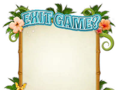 Paradise Island game ui