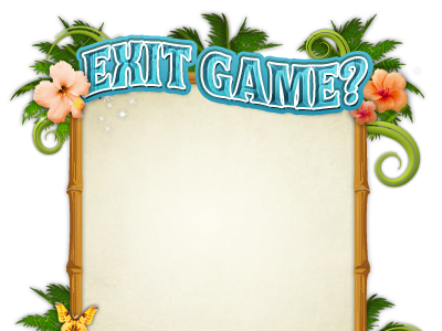 Paradise Island game ui