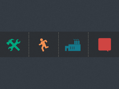 ICONS! chat dannyfarmer icons navigation team tools work