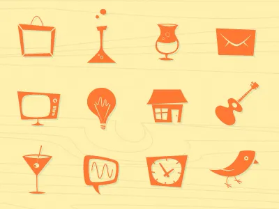 Cocktail cocktail icon set icons