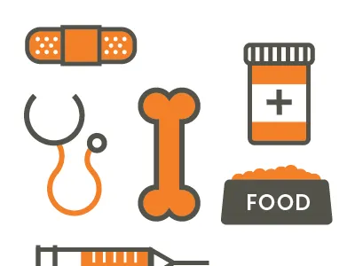 Vet Spot Illustrations illustration