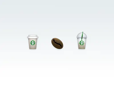 Starbucks - Icon Battle #4 coffee frappe icon icon battle starbucks
