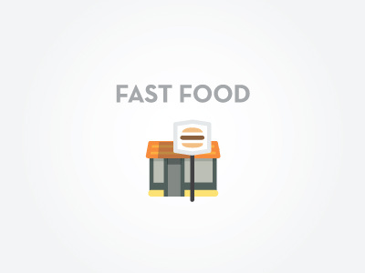 Fast Food icon illustration