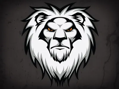 Lion Head Logo illustration lion logo