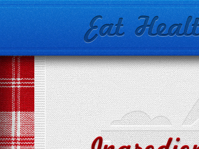 Eathealthy cloth ios iphone linen retina