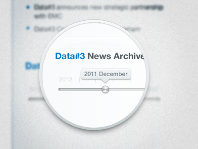 Archive UI Slider archive handles slider ui