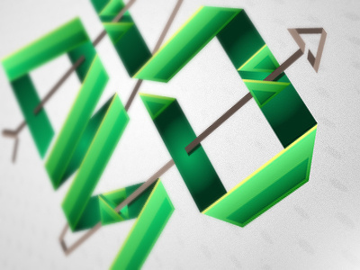 DLSU archer arrow dlsu fold illustration origami paper