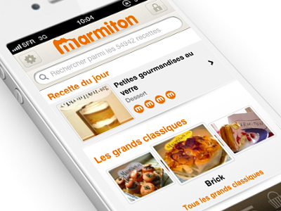 Marmiton aufeminin fireworks food iphone marmiton recipes retina display