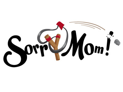 Sorry graphic design logotype