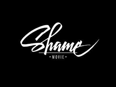 Shame calligraphy logotype