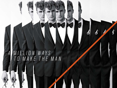 A Million Ways fashion repetition spread tuxedo