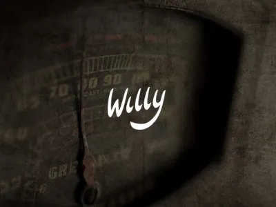 Willy julius logo seniunas typeface wordmark