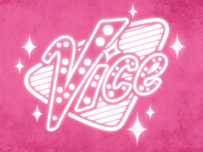 Vice illustration las vegas type