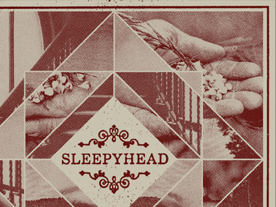 Sleepyhead Album album sleeve collage minneapolis north woods pop punk screenprinting stupid ass girls texture type