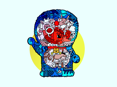 Cartoon with cartoons (Doraemon) carnivorum cartoon doraemon illustration