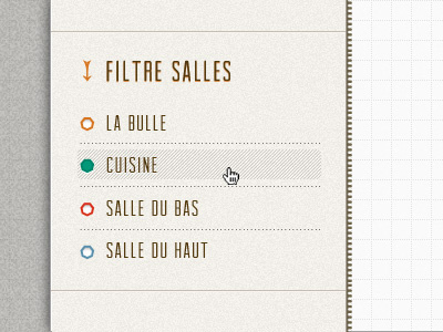 Room button design ui