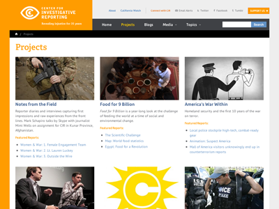 CIR - Projects atendesigngroup cir design drupal gray orange responsive website white