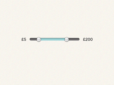 Pricing Controls ecommerce filters handles metal pattern price shiny slider texture ui user interface