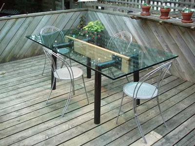 Outdoor table design glass table industrial design modern product design table