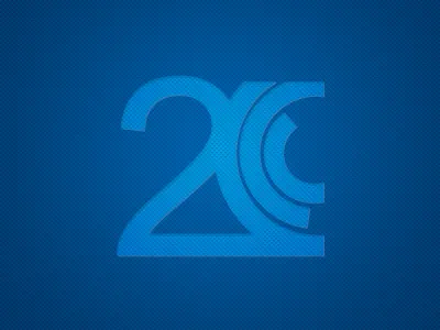 Company 20th Anniversary Logo anniversary blue branding company concept logo