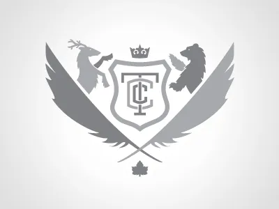 The Chairmans Club concept bear chairman crest crown deer feather leaf suite