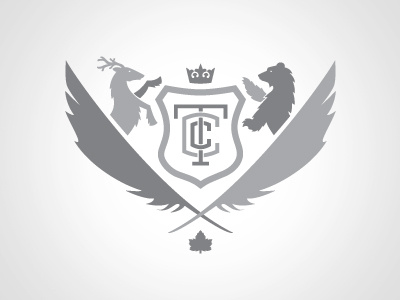 The Chairmans Club concept bear chairman crest crown deer feather leaf suite