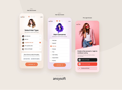 The mobile app "hair2hair" has been designed by Ansysoft adobephotoshop beautyapp customhaircare hair2hair haircareapp hairdays hairgoals hairgrowth hairjourney hairproducts hairprogresstracker hairroutine hairtreatment healthyhair mobileapp mobilefirst personalizedhaircare selfcare shinyhair stronghair