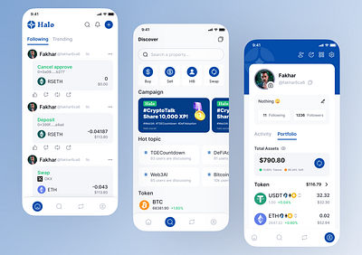 Crypto Wallet App UI Design cryptocurrency cryptowallet digitalassets ui ui app ui design wallet wallet app