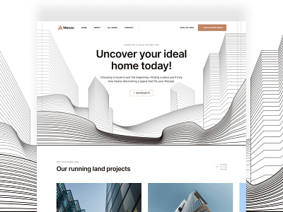 Menzo Real Estate Broker & Property Agency Web Design agency app broker company designer freelance landingpage menzo property property agency real estate real estate agency ui ui design ux ux design web design website