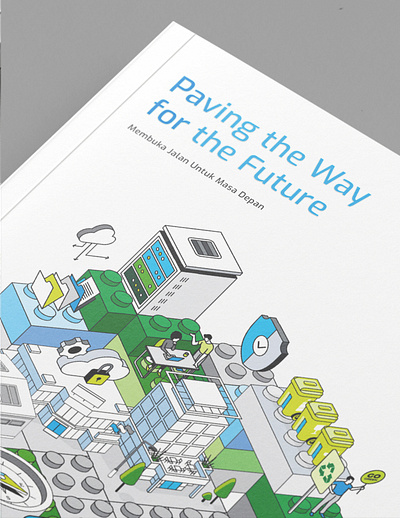 BeFa Annual Report 2023 annual report blue book book cover book design corporate cover design ecology financial green illustration infographic layout minimalist publication recycle sustainability sustainability report vector zero waste